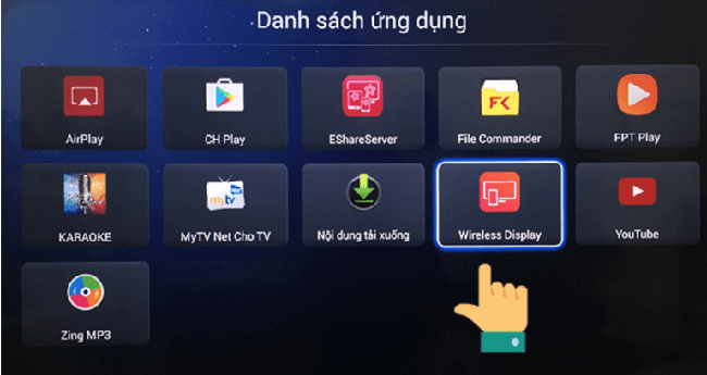 Cách kết nối điện thoại với tivi Asanzo 
