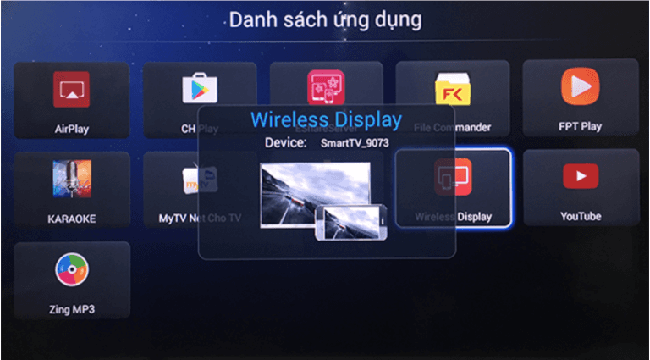 Cách kết nối điện thoại với tivi Asanzo 