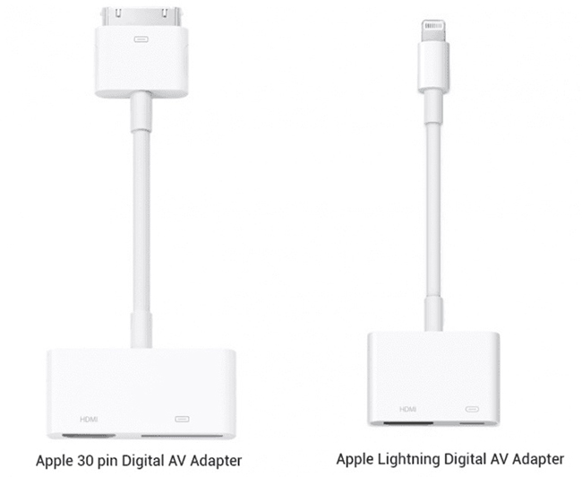 Kết nối iPhone với tivi bằng cách sử dụng HDMI