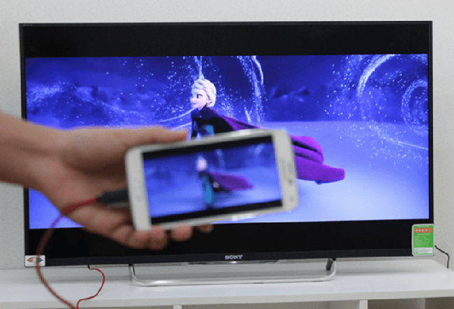 Kết nối điện thoại với tivi Samsung bằng MHL