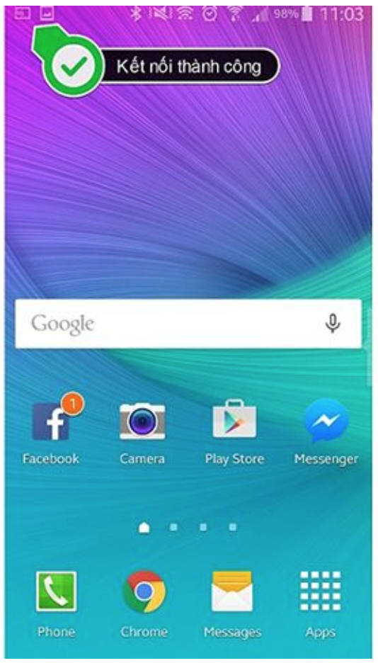 Kết nối điện thoại với tivi Samsung bằng Screen Mirroring