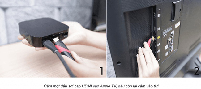 Kết nối điện thoại iPhone với tivi bằng cách Sử dụng AirPlay