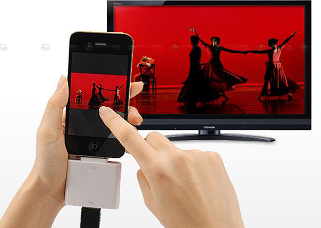 Hướng dẫn cách kết nối điện thoại iPhone với tivi