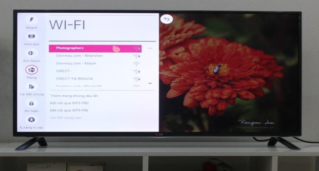 Cách kết nối wifi cho tivi panasonic