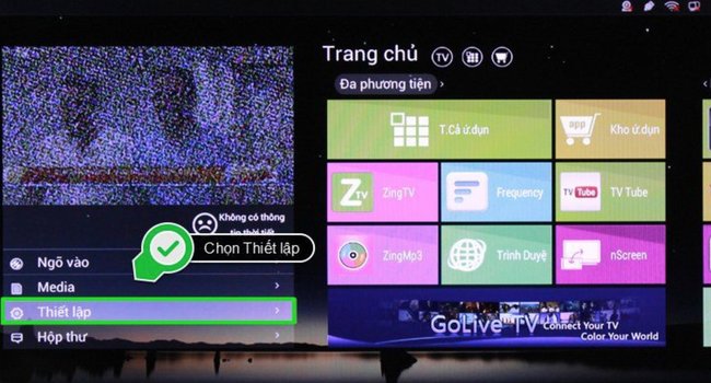 Cách kết nối wifi cho tivi TCL