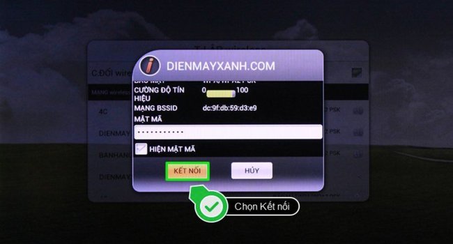 Cách kết nối wifi cho tivi TCL