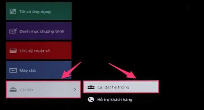 Cách kết nối mạng cho tivi Sony