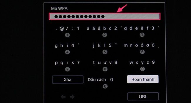 Cách kết nối mạng cho tivi Sony