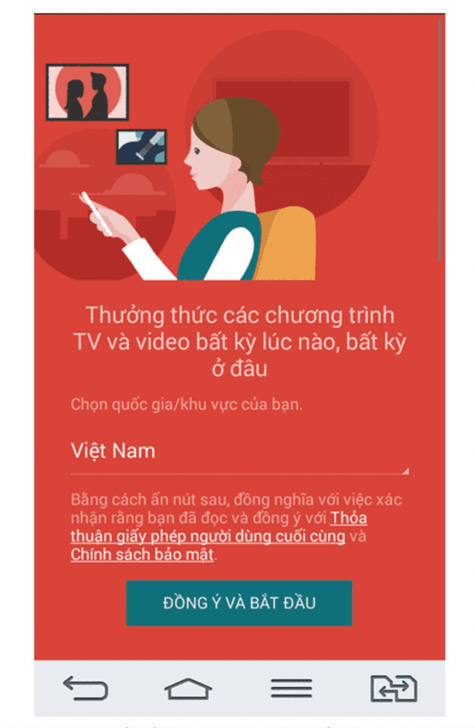 Kết nối nhờ ứng dụng Sony Video và TV SideVideo
