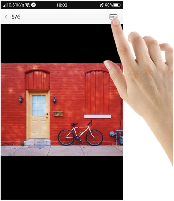Kết nối điện thoại với tivi TCL qua DLNA