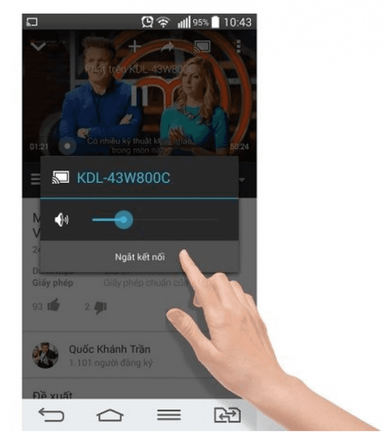 Kết nối qua Google Cast