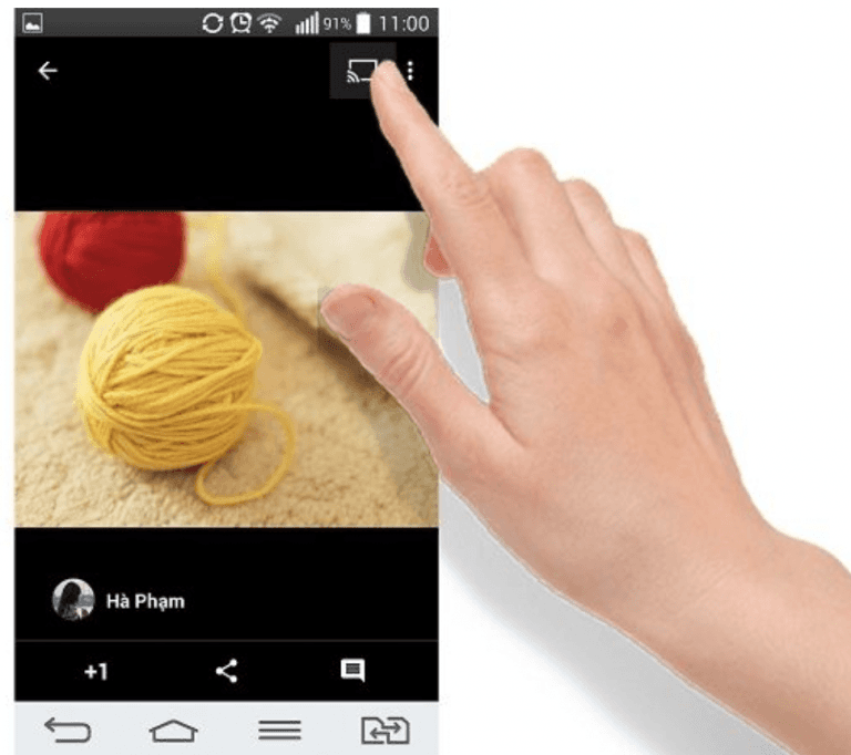 Kết nối qua Google Cast