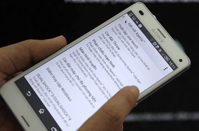 Kết nối qua Screen Mirroring