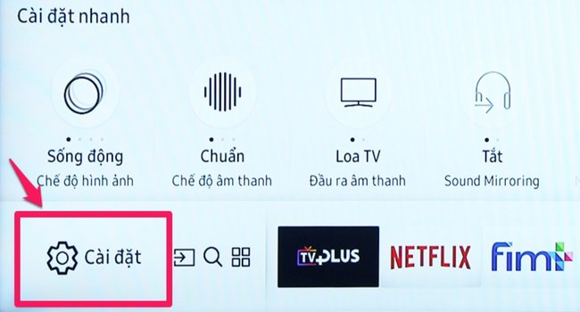 Cách kết nối wifi với Smart tivi Samsung