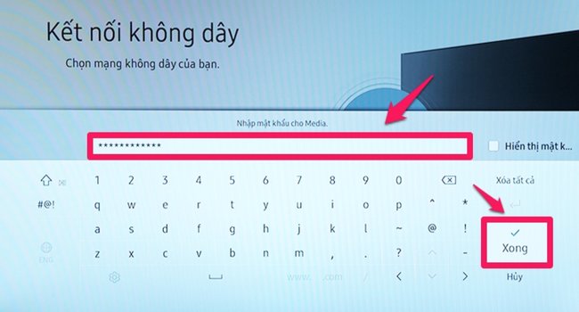Cách kết nối wifi với Smart tivi Samsung