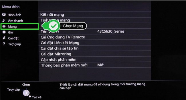 Cách kết nối wifi cho tivi panasonic