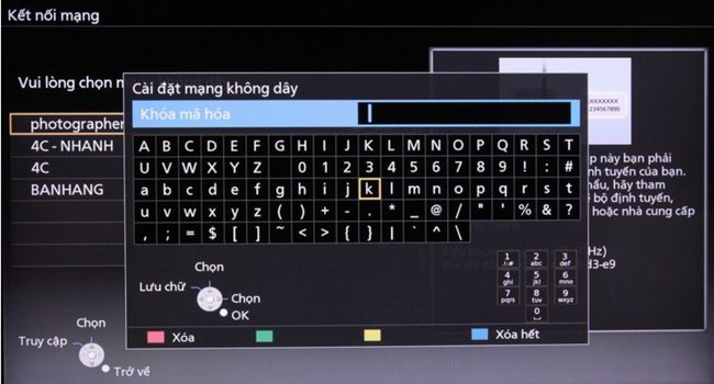Cách kết nối wifi cho tivi panasonic